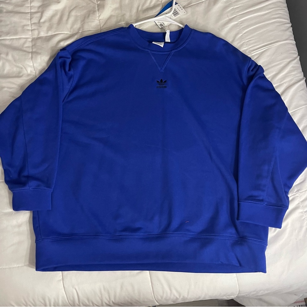 Blue Adidas sweatshirt